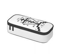 QIOEURYU Astucci Croce del Calvario personalizzata per ragazza ragazzo Grande capacità Simbolo monastico ortodosso Penna Bag Box Forniture scolastiche Regali per le vacanze