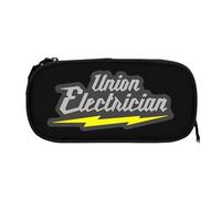 QIOEURYU Astucci per matite Elettricista dell'Unione per la scuola degli studenti Scatola per penne Borsa per matite Portapenne di grande capacità Portapenne Poliestere Durevole