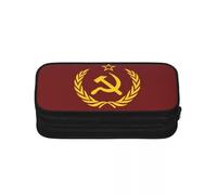 QIOEURYU Astucci Stella-Unione Sovietica URSS Borse per penne di grande capacità Portapenne Portapenne per ragazzi ragazze studenti cancelleria regali per le vacanze scolastiche