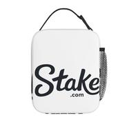 QIOEURYU Borsa unisex classica Stake Crypto Casino Borse per pranzo isolate per bambini Frigorifero per scuola Scatola termica per alimenti Tote Scatole tenuta stagna Contenitore per esterni