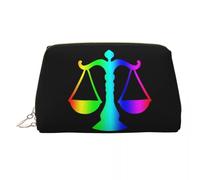 QIOEURYU Borse da viaggio Bilancia d'oro Diritto Avvocato Legale Festa Legale Donne Borsa Cosmetica Organizzatore Trucco Sacchetto Stoccaggio Articoli da Toilette Regali per vacanze all'aperto