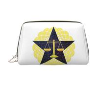 QIOEURYU Borse da viaggio Bilancia d'oro Legge Avvocato Legale Festa Legale Borse Cosmetiche Donne Organizzatore Trucco Tasca Conservazione Articoli da Tocco Scatola Regali per Vacanze all'aperto