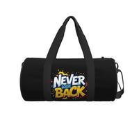 QIOEURYU Borse da viaggio Non guardare mai indietro Stampa Sport Palestra Borsone per uomo Donna Weekender Allenamento Formazione Resistente all'acqua Tempo libero all'aperto