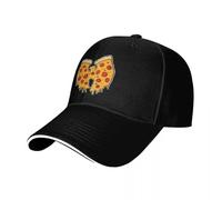 QIOEURYU Cappello da Baseball Regolabile Classico Wu Clan Tangs Pizza Donne per Uomini Regali da Uomo Cotone Traspirante per Escursioni all'aperto