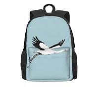 QIOEURYU Zaini Cicogna Ragazzi Ragazze Bookbag Studenti Borse Scolastiche Cartoon Bambini Zaino Laptop Zaino Borsa a tracolla Grande Capacità Tempo libero Regali per le vacanze all'aperto