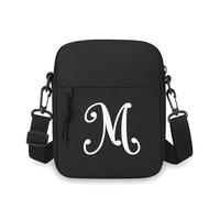 QIOEURYU Zaini Elegante e elegante stile design con lettera M Uomo Borsa a travolla Donne a spalla singola Cartone animato Film Film Stampa Unisex Tempo libero all'aperto
