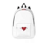 QIOEURYU Zaini per Uomo Donna 808s Crepacuore Semplice ed elegante Borsa di Tela donna Tempo libero Regali per le vacanze all'aperto