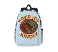 QIOEURYU Zaini Tempo libero all'aperto Vorresti gentilmente Da Fishmas Daypack Grande Capacità Ragazzi Ragazze BookBag Borse a tracolla per Uomo Donna Sacchetto di scuola Regali di vacanza