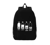 QIOEURYU Zaino Divertente Scuba Diving Dive Scuba Diver Canvas per Donne Uomini Studenti Universitari Studenti Bookbag Adatto a 15 Pollici Laptop Bags Loisirs All'aperto Regali di Vacanza