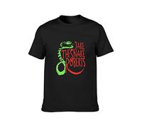 QIONG YANG Jake The Snake Roberts 80S Wrestling Short Sleeve Large Size Family Minority Distressed T-Shirt Black S
