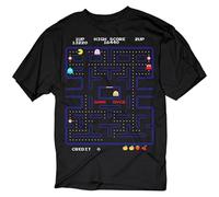 QIONG YANG Mens Pac Man Game Over T Shirt T-Shirt Black M