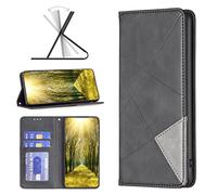 QiongniAN Compatibile con Motorola Moto G14 Custodia,Compatibile con Motorola Moto G14 XT2341-2 XT2341-3 XT2341-4 Custodia Portafoglio in Pelle Flip Case Black