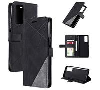 QiongniAN Cover per Oppo A54S,Custodia per Oppo A16,Custodia in Pelle Custodia per Oppo A54S CPH2273 / A16 CPH2269 CPH2275 / A16S CPH2271 Custodia Cover Case Black