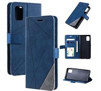 QiongniAN Cover per Samsung Galaxy A32 4G,Custodia in Pelle Custodia per Samsung SM-A325F/DS Galaxy A32 4G 2021 / SM-A325M/DS SM-A325F SM-A325M Custodia Cover Case Blue
