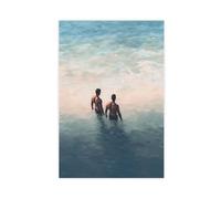 QIOTBVV Poster su tela con scritta "Male Lover", decorazione per camera da letto, ufficio, camera da letto, regalo, 60 x 90 cm