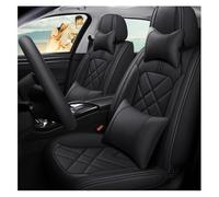 QIOZO ar Coprisedili universali set completo per Peugeot 508 GT Line GT-Line Hybrid 607 ricambi auto / impermeabile, nero Deluxe Edition