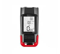 Qipeika 2pc - Bicicletta con Codice Tabella Luce Notte Luce Anteriore Night Riding Torcia Corno Luce - Rosso (Base)