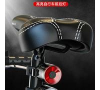 Qipeika 2pc-Bicycle Night Riding Warning Fanale posteriore, Lega di alluminio Casco Luce per Mountain Bike - Bianco, Clip-on