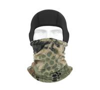 Qipeika 2pc- cappello da sci da equitazione in pile polare con caldo copricapo in autunno e modello pitone w -DM-BB-YL-MC-01 sulla terra desolata