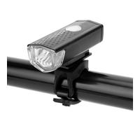 Qipeika 2pc-Charging Road Bike Night Riding Front Light Mountain Bike Equitazione Attrezzatura Lampada Illuminazione - 2255 Nero - Clip - On