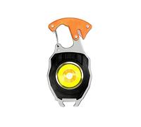 Qipeika 2pc-Mini Torcia Portachiavi Luce - Arancione