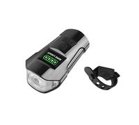 Qipeika 2pc-Mountain Bike Equitazione Luci Luce Notte Codice Tabella Fari Bicicletta - Indicatore di Alimentazione - Nero