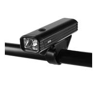 Qipeika 2pc-Mountain Bike Night Riding Lights USB Ricaricabile In Lega di Alluminio Ad Alta Luminosità Luci Anteriori - Nero