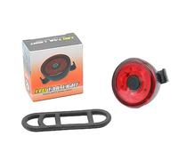Qipeika 2PC-Outdoor Ciclismo Bicicletta Multifunzione Snap-on Lampeggiante Spia - Rosso/Modello Batteria