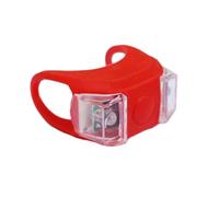 Qipeika 6PC-Outdoor Ciclismo Bicicletta 6a Generazione Eye Frog Flash Night Equitazione Luce di avvertimento-2032 Guscio Rosso Luce Rossa