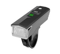 Qipeika Ciclismo esterno ricarica con display digitale, lunga durata della batteria, faro intelligente di rilevamento della luce - faro [versione display digitale]