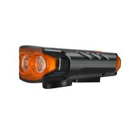 Qipeika Mountain bike notte equitazione illuminazione solare lontano e vicino luce corno luce - arancione