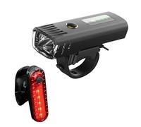 Qipeika Outdoor ciclismo intelligente rilevamento della luce con batteria display illuminazione fanale posteriore - fari + fanali posteriori