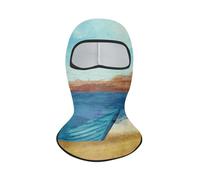 Qipeika Outdoor ciclismo traspirante pullover cappello, stampa digitale antivento -YSWB-03-Autunno e inverno stile velluto tedesco