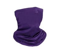 Qipeika Sciarpa estiva per la protezione solare all'aperto ad asciugatura rapida sport traspirante velo-viola