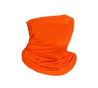 Qipeika Sciarpa estiva per la protezione solare all'aperto ad asciugatura rapida sport traspirante velo-arancione