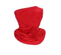 Qipeika Sciarpa estiva per la protezione solare all'aperto ad asciugatura rapida sport traspirante velo-grande rosso