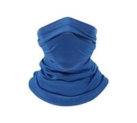 Qipeika Sciarpa estiva per la protezione solare all'aperto sportiva traspirante ad asciugatura rapida velo-blu zaffiro