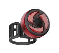 Qipeika Spia di ricarica per accessori ciclismo Freno intelligente ad alta luminosità - fanale posteriore di rilevamento - guscio rosso - modello intelligente