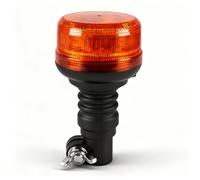 Qiping Luce Lampeggiante Stroboscopica LED 12-24V Impermeabile con 3 Modalità Illuminazione Luce Rotante Flash Arancione Con pulsante di selezione modalità per Rimorchio Trattore Camion