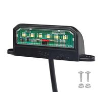 Qiping Luci Posteriori Targa LED 12V 24V Impermeabili Universali, Luci Targa LED Bianche per Rimorchio, Caravan, Camion