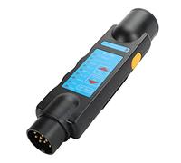 Qiping Strumento di Prova del rimorchio a 13 Pin 12v, Tester diagnostico di Collegamento del Circuito Presa Spina 13 Pin Stile Europeo per roulotte Auto