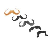 qiqiaollo 1 Set Barba Finta Baffi Finti Baffi Realistici for Feste Barbe Simulate Baffi Realistici for Adulti Barba Finta Barba di Halloween Puntelli di Stoffa Cosplay Uomo/1442