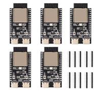 QIQIAZI ESP-C6 ESP-C6 Schede di sviluppo,ESP C6 Modulo Supporto WiFi+Bluetooth 512KB 320KB ROM 4MB FLASH con Type-C Interfaccia,Compatibile con Arduino（5PCS)