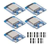 QIQIAZI ESP Mini modulo,ESP WiFi e Bluetooth BLE Scheda di Sviluppo,CP2014,5V,con Micro USB interfaccia,compatibile con Arduino(5PCS)