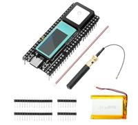 QIQIAZI ESP SX1276 Wireless Tracker con display LoRa ESP32, Bluetooth 4.2 + WiFi LoRaWAN 868MHz - 915 MH supporta LoRa/Gnss/GPS per Arduino