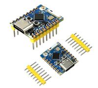QIQIAZI ESP32-C3 PRO Mini scheda di sviluppo ESP32-C3 PRO Mini modulo Onboard ESP32-C3FH4 Chip WiFi Bluetooth ESP-32 scheda di sviluppo per Arduino (2 pezzi)