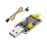 QIQIAZI UART-TTL USB Adattatore con Convertitore CH340G, 3.3V / 5V UART-TTL USB Adattatore con Cavo Jumper compatibile con Arduino