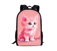 QIQISE Flower Puppy Bookbags per ragazzi di 6a elementare zaino per ragazze borsa scuola media per 8-10 14-16 bambini bambino Bookbag High Schoolbag 17 pollici borsa pack ritorno a scuola zaino borsa