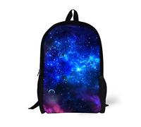 QIQISE Lo zaino della galassia ha personalizzato la borsa del libro di scuola grande per gli