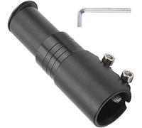 QIQN Prolunga Manubrio MTB Riser per Attacco Manubrio Bici Universale Adattatore Altezza Bici Regolabile Lega di Alluminio 120mm Argento